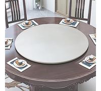 ESOYAWE Rotación De 360 Plato Giratorio De Madera para Mesa De Comedor, Ø 50 60 70 80 90 100 Cm Redondo Lazy Susan Placa Giratoria, Bandeja De Placa Giratoria con Cojinete Silencioso