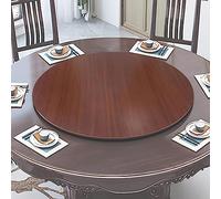 ESOYAWE Rotación De 360 Plato Giratorio De Madera para Mesa De Comedor, Ø 50 60 70 80 90 100 Cm Redondo Lazy Susan Placa Giratoria, Bandeja De Placa Giratoria con Cojinete Silencioso