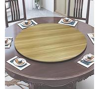ESOYAWE Rotación De 360 Plato Giratorio De Madera para Mesa De Comedor, Ø 50 60 70 80 90 100 Cm Redondo Lazy Susan Placa Giratoria, Bandeja De Placa Giratoria con Cojinete Silencioso
