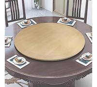 ESOYAWE Rotación De 360 Plato Giratorio De Madera para Mesa De Comedor, Ø 50 60 70 80 90 100 Cm Redondo Lazy Susan Placa Giratoria, Bandeja De Placa Giratoria con Cojinete Silencioso