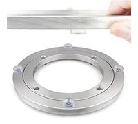 ESOYAWE Tarea Pesada Aleación De Aluminio 12-100cm Lazy Susan Rodamiento Giratorio, Rotatoria De 360° Liso Silencio Base Placa Giratoria, Placa Giratoria para Tableros De Cristal Granito O Madera