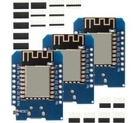 ESP Board,Binghe 3 Piezas ESP Lua WiFi NodeMCU Módulo CH340G Chip Interfaz Micro basado en ESP Compatible con Arduino