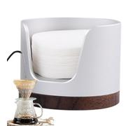 ESP LESSO PAPER PORTA FILTER Contenedor portátil, filtro de papel de pantalla redondo con tapa, soporte de filtro de papel Ruder ESP Lesso con tapa, café f, contenedor a prueba de polvo, contenedor de