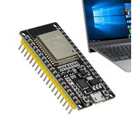 ESP32 Development Board - Core Microcontroller, módulo de alimentación baja | Chipset de conectividad WiFi de 2.4 GHz, soporte de firmware capaz, automatización IoT, integrado