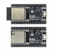 ESP32 DevKitC - Placa base para módulo WiFi WROOM-32U 32D con pines de E/S, interfaz USB para desarrollo de proyectos electrónicos IoT DIY