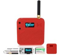 ESP32 Lora V3 Placa de Desarrollo con Antenas de 863-928 MHz + batería de 3000 mAh + Funda Meshtastic, ESP32-S3 SX1262 CP2102 OLED WiFi Bluetooth integrada para Arduino LoRaWAN IOT (N32, Rojo)