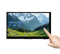 ESP32-P4-WIFI6 - Placa de desarrollo de pantalla táctil de 7 pulgadas, basada en chip ESP32-P4 y ESP32-C6, con pantalla táctil IPS de 5 puntos de 7 pulgadas 1024 × 600, cabeceras RS485/CAN/I2C/UART