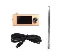 ESP32-S3 Si4732 Receptor de radio de banda completa, pantalla a color de 1.9 pulgadas, entrada Hi-Z para señales débiles para modos USB FM AM SW LSB, negro (barra de tracción)