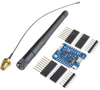 ESP8266 Pro 4MB Binghe ESP8266 NodeMcu Lua WiFi con 4MB Antena de la Serie esp8266 basada en MCU ESP8266EX Placa de Desarrollo WiFi Compatible con Arduino (Placa de Desarrollo + 32MMBIT=4MB)