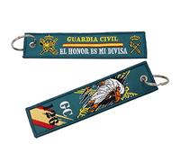 Espa?a GUARDIA CIVIL 126 Llavero Parche Bordado Doble Caramilitar