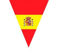 Espa - Guirnalda banderines de Banderas españolas 5 m - Colorido - Talla única