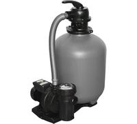 ESPA LEADER Equipo de Filtración con Bomba de Agua y Filtro COMPACT 450 | Para Piscinas hasta 75 m³, Carga de Arena 75 kg, Compatible con Agua Salada, Válvula 6 Posiciones, Manómetro, Purga de Aire