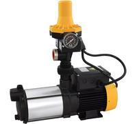 ESPA LEADER Grupo de Presión MISTRAL 33 5M 02, Bomba Aguas Limpias con Kit de Presión, 450 W, Caudal Máx 3.500 l/h, Altura 41 m, Uso Doméstico, Riego y Conjuntos Hidroneumáticos, Acero de Fundición