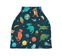 Espace De Dinosaures Mignon Drôle Cubierta de Lactancia Materna Asiento de Bebé Cubierta de Cochecito Transpirable Carros de La Compra Cubierta para Niños Niñas