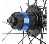 Espaciador Bici Aleación 1mm Ajuste para preciso Espaciador Bici | Aleación aluminio, para grosor 1mm, ajuste fino cassette, negro mate, ligero 0.48g(Black 1+1.5+2MM)