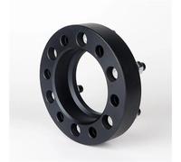 Espaciador de aleación de aluminio para automóvil Adaptador de espaciadores rueda, juego 6 lengüetas para Ford para Ranger para Mazda BT 50(2PCS 25mm Black)