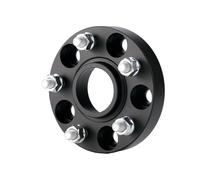 Espaciador de aleación de aluminio para automóvil Adaptador espaciador de rueda PCD 5x108 CB 63,4 para Range,para Rover,para Evoque,para Ford,para Focus,para Volvo S60(Negro,2pcs 15mm)