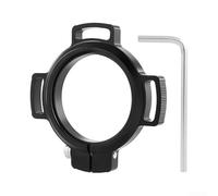 Espaciador de aleación de aluminio para SRAM para manivelas DUB para ajustar el espacio del soporte inferior de la manivela con dimensiones precisas y construcción ligera (B-negro)