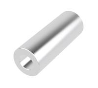 Espaciador de aluminio 1/2 pulgadas OD x 1/4 pulgadas ID x muchas longitudes redondo por Metal Spacers Online