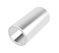 Espaciador de aluminio de 1/2 pulgada de diámetro exterior x 3/8 pulgadas de diámetro interior x elige tu longitud, espaciador redondo sin rosca, buje de separación acabado liso, se adapta a tornillos pernos 5/16 o M8 por Metal Spacers Online (1 pulgada de longitud, 25 unidades)