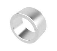 Espaciador de aluminio de 1/2 pulgadas de diámetro x 3/8 pulgadas de diámetro x elige tu longitud, espaciador redondo sin rosca, acabado liso, se adapta a tornillos tornillos 5/16 o M8 de Metal Spacers Online (1/4 pulgadas de longitud, 10 unidades)