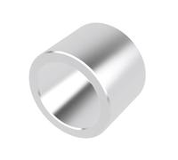 Espaciador de aluminio de 1/2 pulgadas de diámetro x 3/8 pulgadas de diámetro x elige tu longitud, espaciador redondo sin rosca, acabado liso, se adapta a tornillos tornillos 5/16 o M8 de Metal Spacers Online (3/8 pulgadas de longitud, 10 unidades)