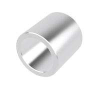 Espaciador de aluminio de 1/2 pulgadas de diámetro x 3/8 pulgadas de diámetro x elige tu longitud, espaciador redondo sin rosca, acabado liso, se adapta a tornillos tornillos 5/16 o M8 de Metal Spacers Online (1/2 pulgadas de longitud, 25 unidades)