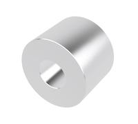 Espaciador de aluminio de 1 pulgada OD x 3/8 pulgadas ID x elige tu longitud, espaciador redondo sin rosca Buje de separación, acabado liso, se adapta a tornillos de 3/8 pulgadas o M10 por Metal Spacers Online (3/4 pulgadas de longitud, 2 unidades)
