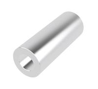 Espaciador de aluminio de 3/4 pulgadas de diámetro exterior x 3/8 pulgadas de diámetro interior x elige tu longitud, espaciador redondo sin rosca, buje de separación con acabado liso, se adapta a