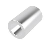 Espaciador de aluminio de 3/4 pulgadas de diámetro x 1/2 pulgadas de diámetro x elige tu longitud, espaciador redondo sin rosca Buje de separación acabado liso, se adapta a tornillos pernos de 1/2 pulgadas o M12 de Metal Spacers Online (1-1/4 pulgadas de longitud, 10 unidades)