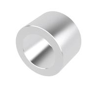 Espaciador de aluminio de 3/4 pulgadas OD x 1/2 pulgadas ID x Elige tu longitud, espaciador redondo sin rosca Buje de separación acabado liso, se adapta a tornillos pernos de 1/2 pulgada o M12 por Metal Spacers Online (1/2 pulgada de longitud, 2 unidades)