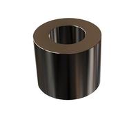 Espaciador de aluminio negro 3/4" OD x 3/8" ID x muchas longitudes redondeadas por Metal Spacers Online (5/8" Longitud, 10)