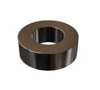 Espaciador de aluminio negro 3/4" OD x 3/8" ID x muchas longitudes redondeadas por Metal Spacers Online (1/4" de longitud, 5)