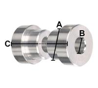 Espaciador de amortiguador Manitou 12,0x8,0x21,0 mm