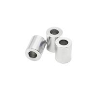Espaciador de arandela de aleación de aluminio M2-M8, separador no roscado de junta de buje CNC(D5xM2.5 (20pcs),L 2mm)