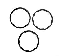 Espaciador de arandela de buje de casete de volante de bicicleta 1/1 5/1 85/2/2 18/2 18/2 35 mm de grosor, espaciador de aleación de aluminio para una configuración precisa de engranajes de bicicleta