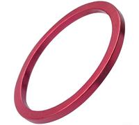 Espaciador de auriculares de bicicleta, 2 mm-20 mm, varios tamaños, espaciador de horquilla de aleación de aluminio, resistencia ligera para ajuste de configuración de bicicleta de carretera MTB (rojo