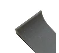 Espaciador de basura de silicona que minimiza el desgaste en paredes y suelos, diseñado para compatibilidad con contenedores redondos y cuadrados (paquete de 2)