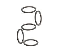 Espaciador De Bicicleta Arandela de auriculares for bicicleta, ultraligera fibra carbono, tubo horquilla for montaña y carretera, junta espaciadora vástago 1, 2, 3, 5mm, 10mm 15mm, 5 uds(2mm)