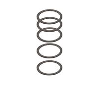 Espaciador De Bicicleta Arandela de auriculares for bicicleta, ultraligera fibra carbono, tubo horquilla for montaña y carretera, junta espaciadora vástago 1, 2, 3, 5mm, 10mm 15mm, 5 uds(1mm)