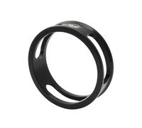 Espaciador De Bicicleta Arandela espaciadora de auriculares piñón fijo, juego cuenco hueco ultraligero 28,6 MM, accesorios arandela aleación aluminio for bicicleta montaña y carretera(Noir)