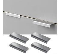 Espaciador de cajón de acero inoxidable para alineación de puertas de gabinete, para relleno de paneles de muebles, soporte robusto de 2 mm de grosor para cajones y armarios (paquete de 4)