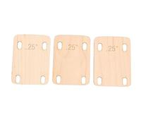 Espaciador de Cua de Cuello para Guitarra Elctrica, Absorcin de Impactos, Madera de Arce, Diseo Multifuncional que Prolonga la Vida til para Reemplazo (3 uds 0, 25