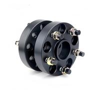 Espaciador de cubo de rueda Adaptador espaciador de rueda para Land para Range para Rover Velar/para Evoque para Discovery para Sport LR2 LR3(2PCS 35mm Black)
