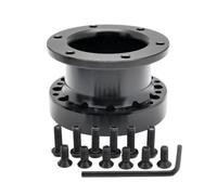 Espaciador De Cubo De Volante 13/51/76/101/128 Mm Kit De Buje De Volante Espaciador Adaptador Negro Adaptador De Cubo De Volante(51MM)