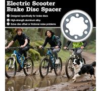 Espaciador De Freno Para Scooter Eléctrico, Resistente A La Oxidación - Junta De Disco Para Frenos De Motocicleta O Patinete | Repuesto Para Mejoras De Rendimiento, Modificaciones, Conducción Y Uso En