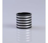 Espaciador de horquilla delantera 30mm Arandela de auriculares de bicicleta para auriculares de bicicleta de carretera Hecho de aleación de aluminio (negro)