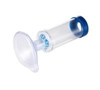 Espaciador de inhalador para gatos/perros, cámara de inhalador portátil de mano con válvula de inhalación de baja resistencia, cámara de aerosol ligera para una fácil respiración, ideal para gatos y