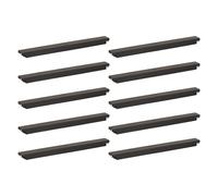 Espaciador de panel de montaje en rack Aeons 1U en blanco para gabinete de rack de red de servidor de 19 pulgadas, pl stico, sin herramientas, ne