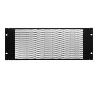 Espaciador de panel de montaje en rack NavePoint 4U con ventilaci n para gabinete o caja de rack de red de servidor de 19 pulgadas, color negro